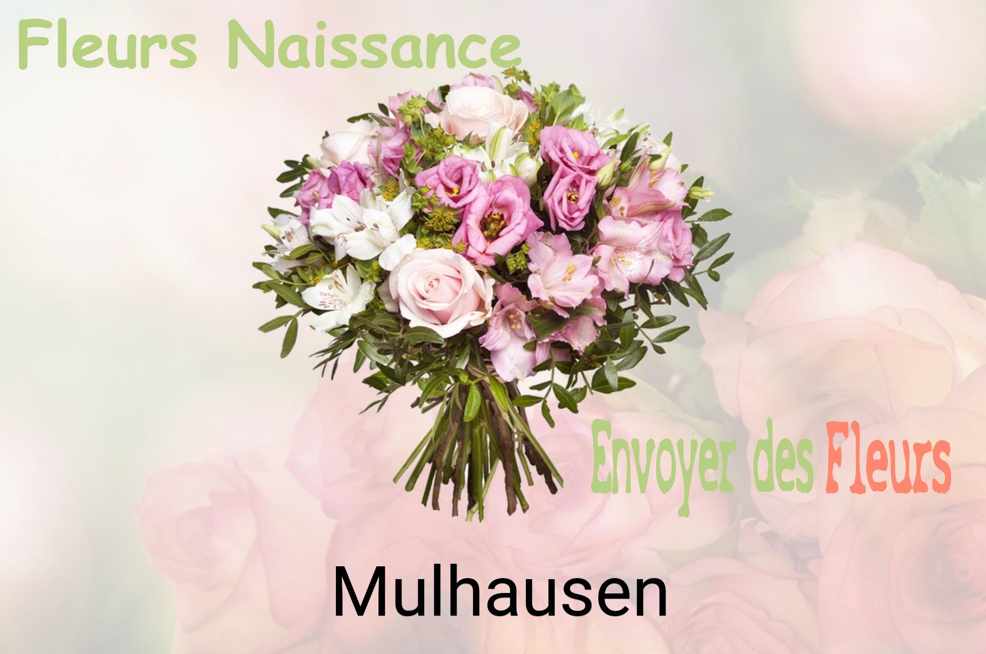 Bouquet de fleurs de naissance livré à Mulhausen